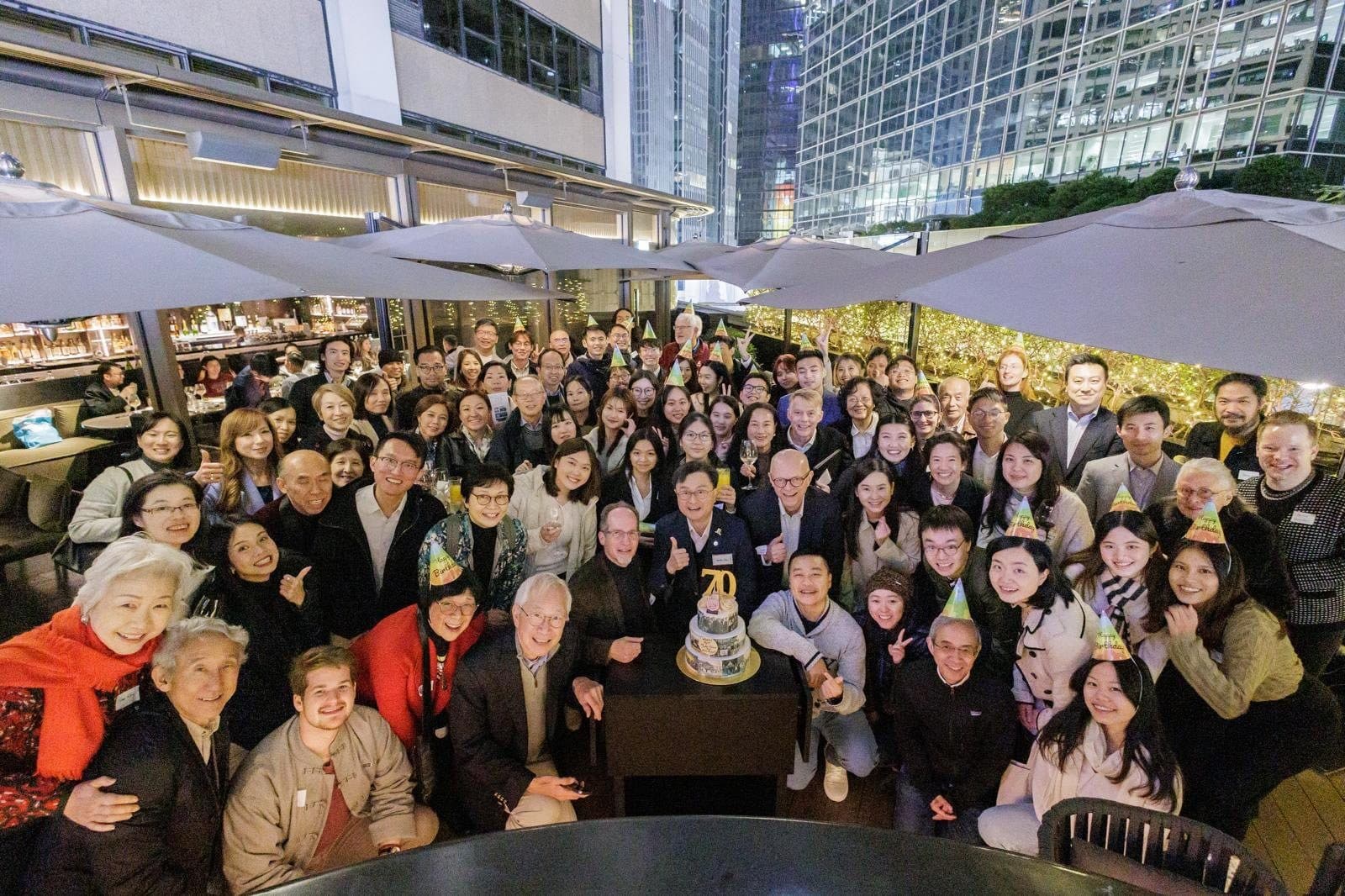 A large gathering marking seventy years of partnership between Yale-China and New Asia College