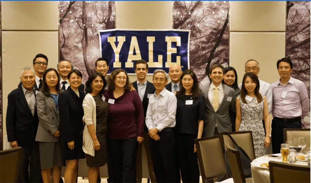 The leadership of the Yale Club of Hong Kong
